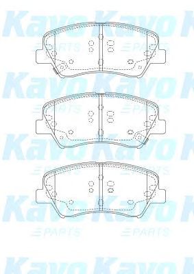 KAVO PARTS bp3047 -  Комплект тормозных колодок, дисковый тормоз